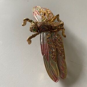 Dragonfly jewelled hair clip